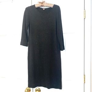 J. Jill Womens Gray Silk Cotton Dress Sz S